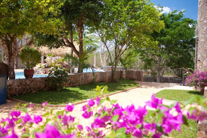 Exterior view of the Hacienda Kaan Ac, hotel in Valladolid