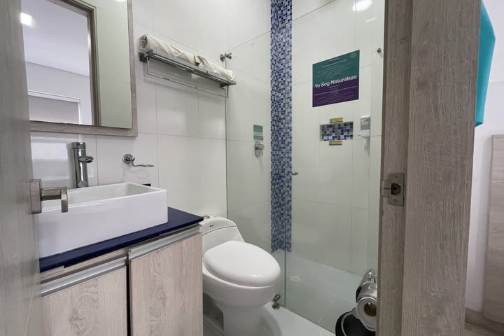 Interior de un baño