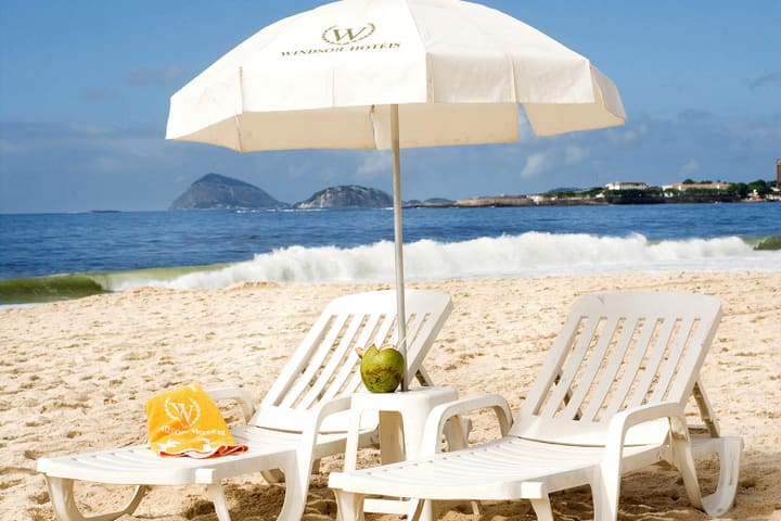 Windsor Excelsior tiene un club de playa cercano, hotel en Río de Janeiro