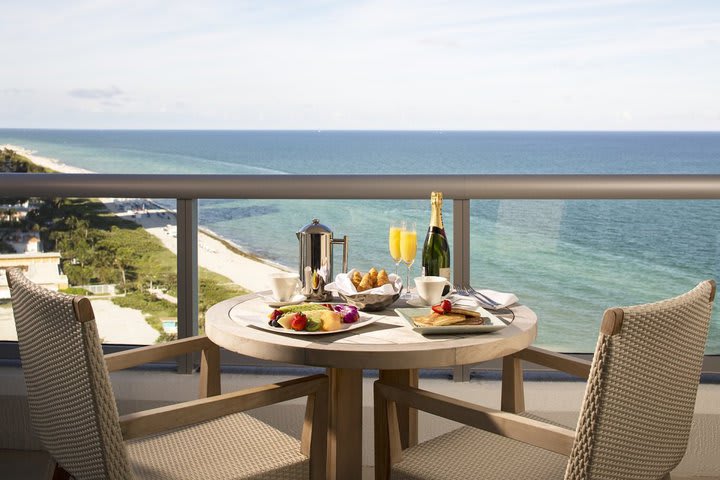 Balcony of a junior suite