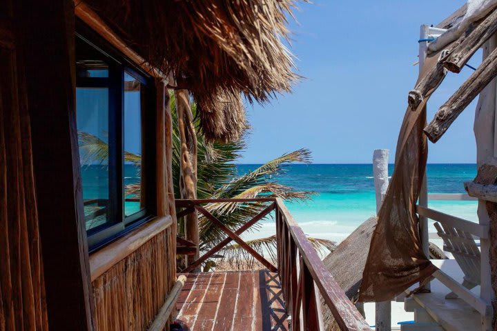 Terrace of an oceanfront suite