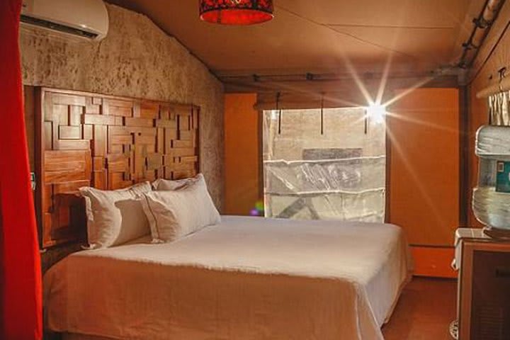 Dormitorio en un Lodge