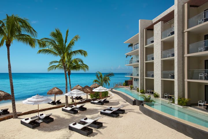 Hotel familiar todo incluido frente al mar en Cozumel