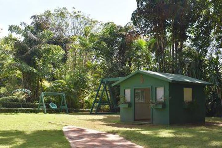 Áreas verdes del hotel