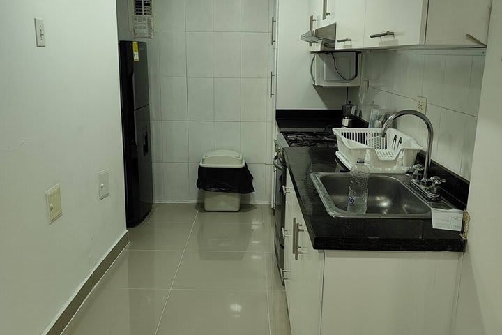 Cocina de un Apartamento de 4 dormitorios cerca del mar