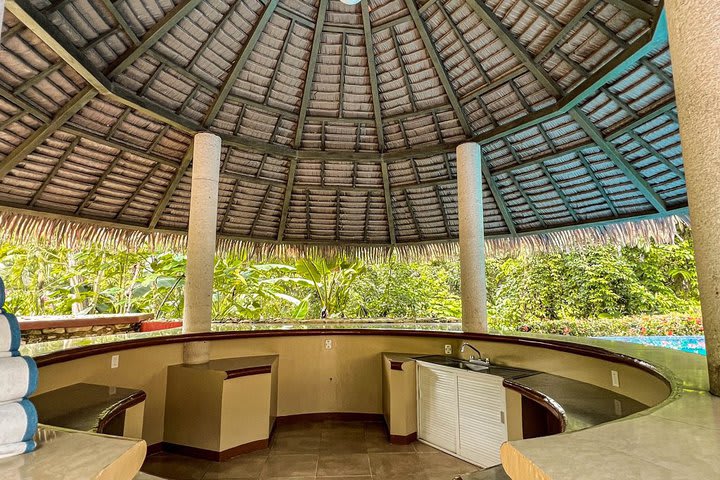 Bar in one of the pools