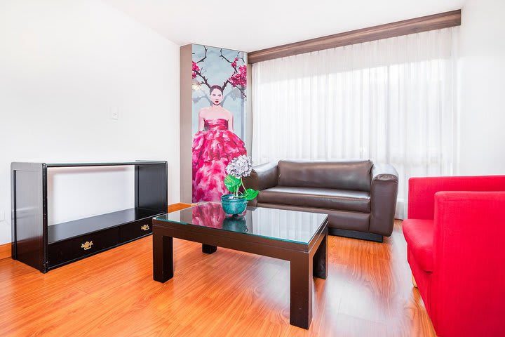 Sitting area in an executive apartment