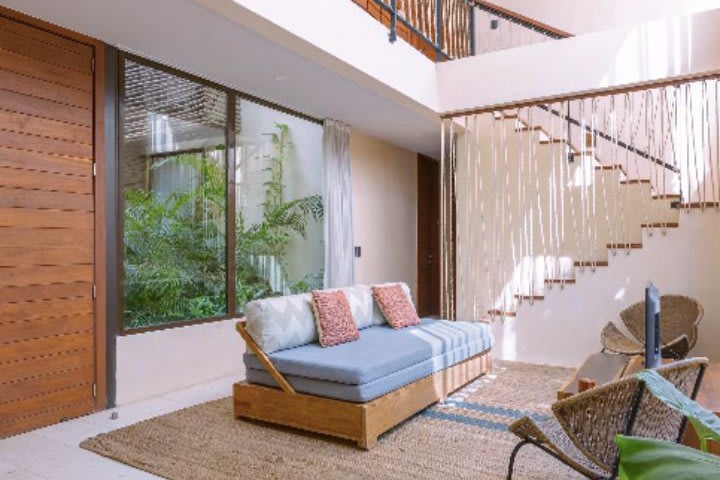 Sitting area in the loft