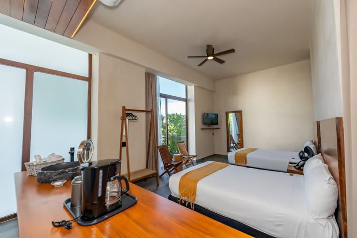 Maitri room with 2 double beds