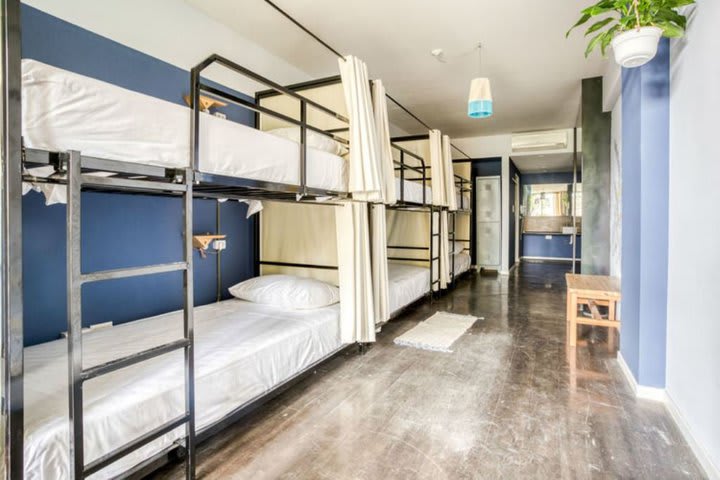 Bed in a 6-bed community room