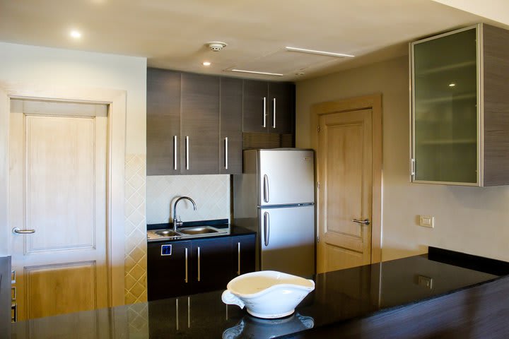 Equipped kitchen in a premier room