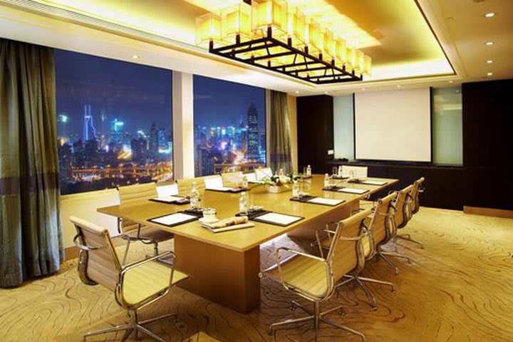 Sala de juntas en el Jin Jiang Tower en Shanghái