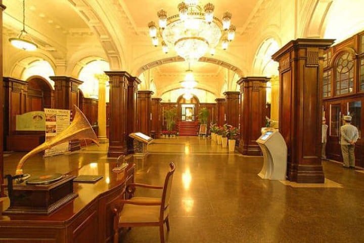 Lobby at the Astor House Hotel