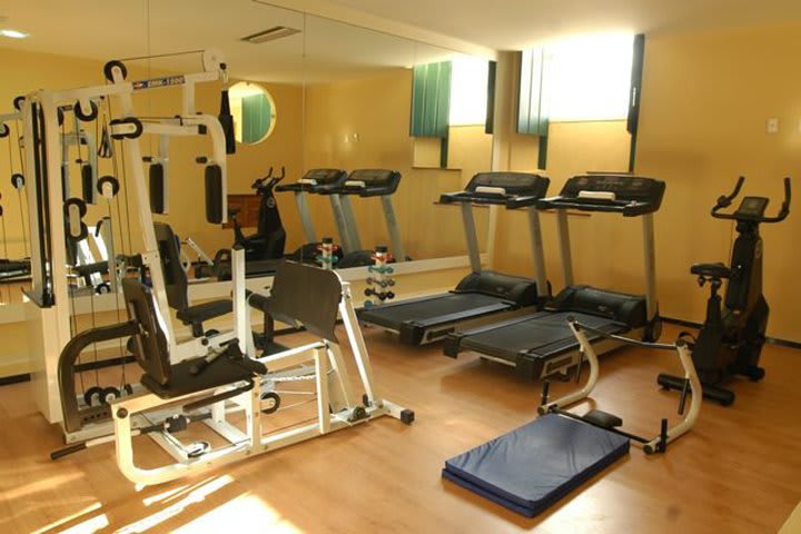 Fitness center at the Pestana Convento do Carmo hotel in Salvador de Bahia