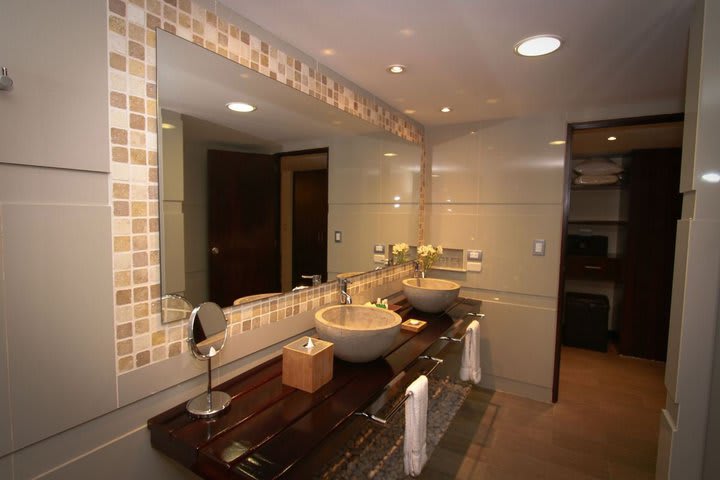 Bathroom in a suite