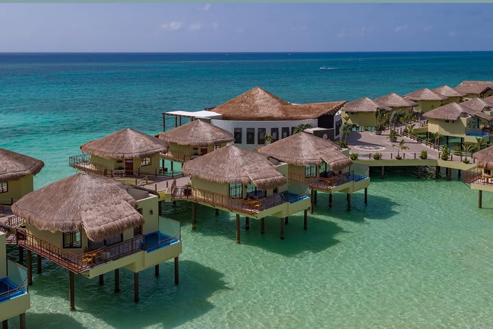 Palafitos Overwater Bungalows, Transfer, Catamaran, Cenote & More Inclusive