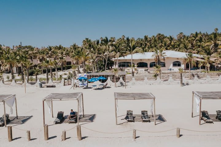 Vista de la playa