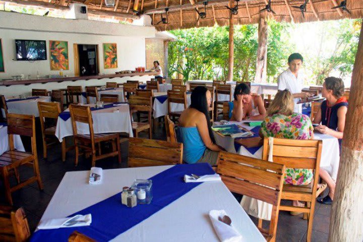 Restaurant at the Sotavento Hotel in Cancun