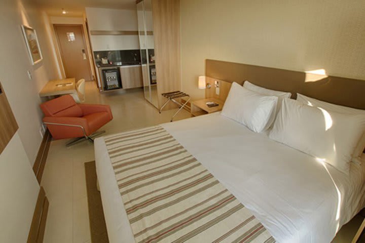 Superior guest room at the Athos Bulcao hotel in Brasilia