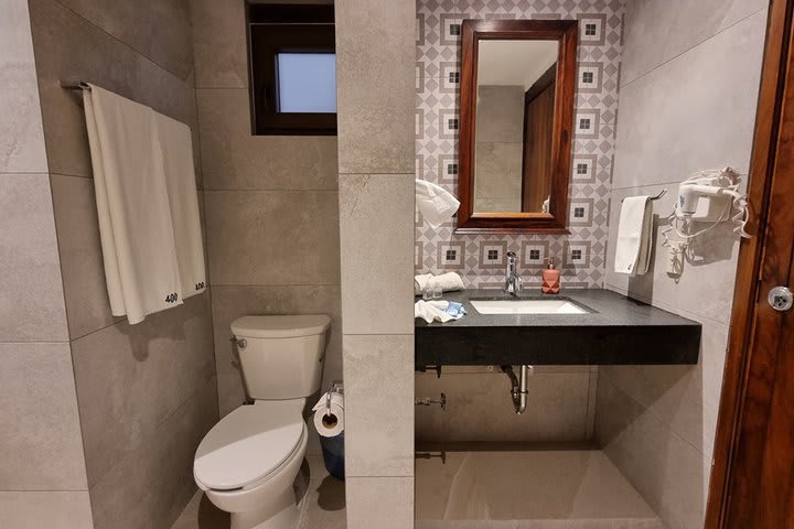 Interior de un baño