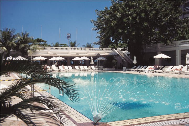 Pool at Copacabana Palace, hotel in Rio