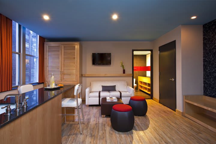 Amplias habitaciones en el TRYP New York City Times Square South