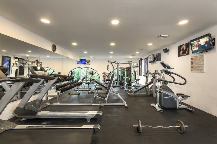 Modern fitness center