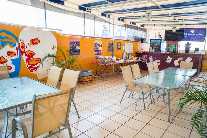 The restaurant serves Mexican cuisine