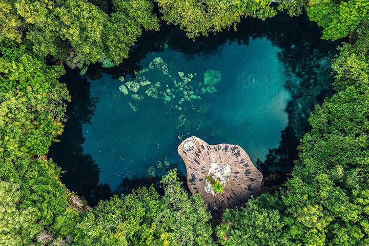 Cenote dentro del resort