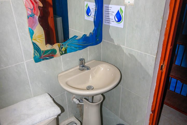 Interior del baño privado