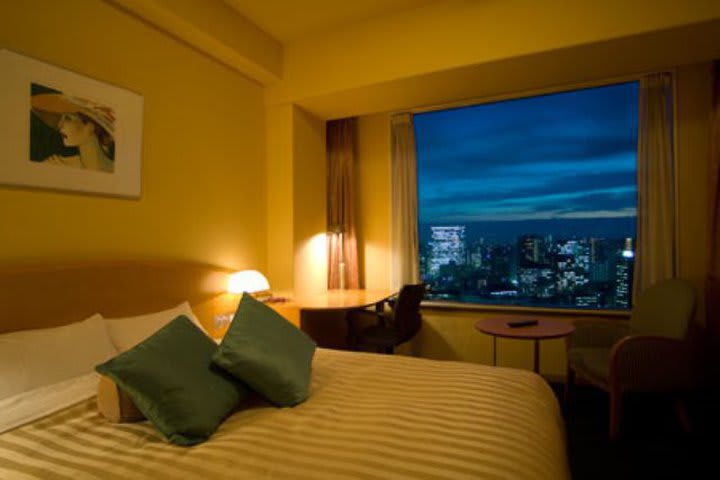 Guest room at the Shinagawa Prince Hotel in Tokyo