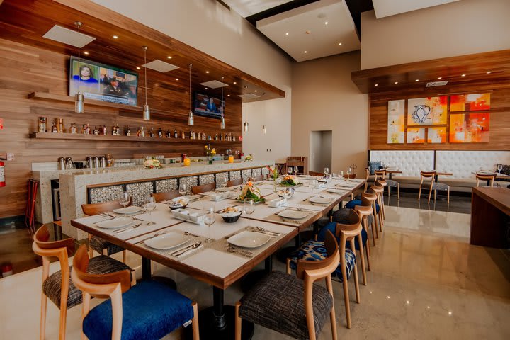 Interior view of the restaurant