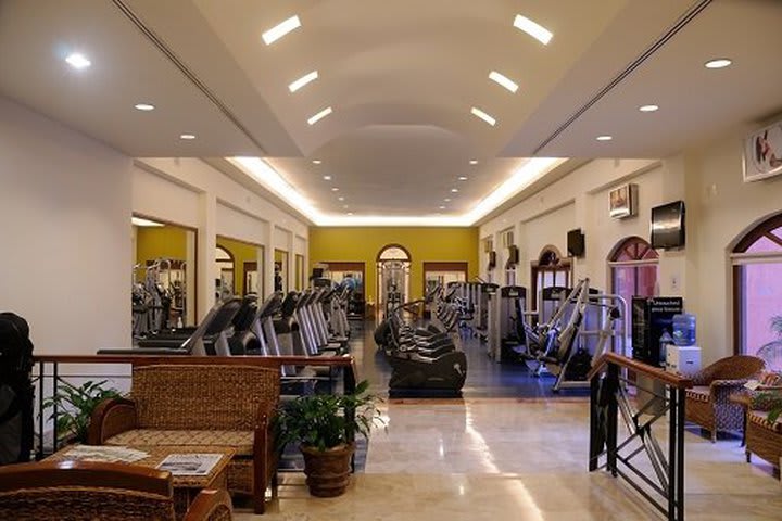 View of the fitness center