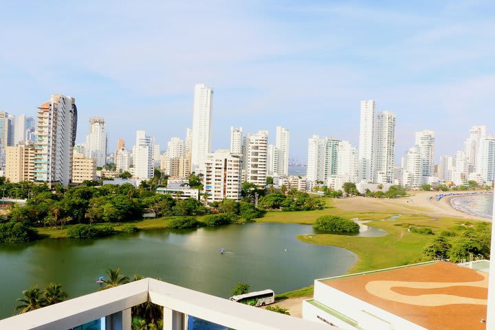 Exterior view of one of the apartments