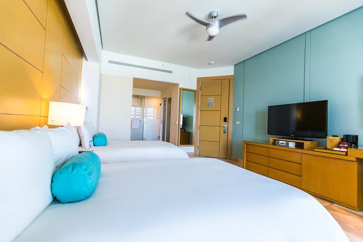 Interior view of a deluxe guest room