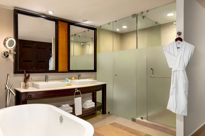 Interior de un baño