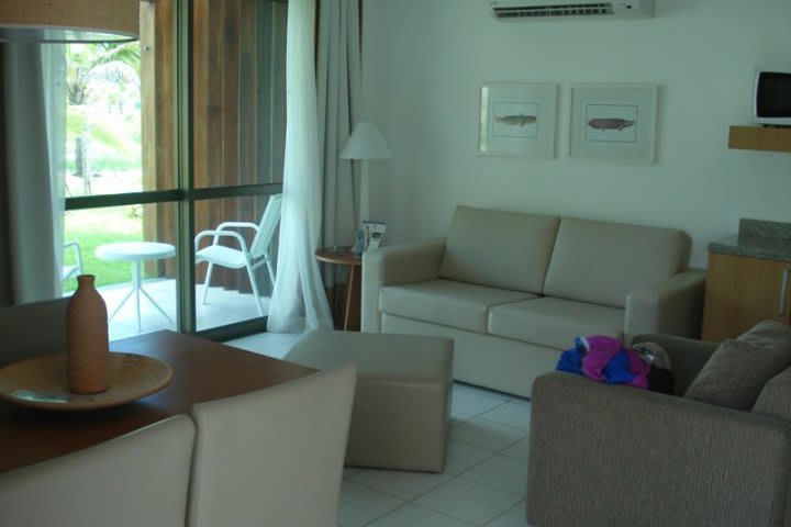 Las junior suites tienen un sofá cama en el hotel Beach Class Resort - Muro Alto en Porto Galinhas