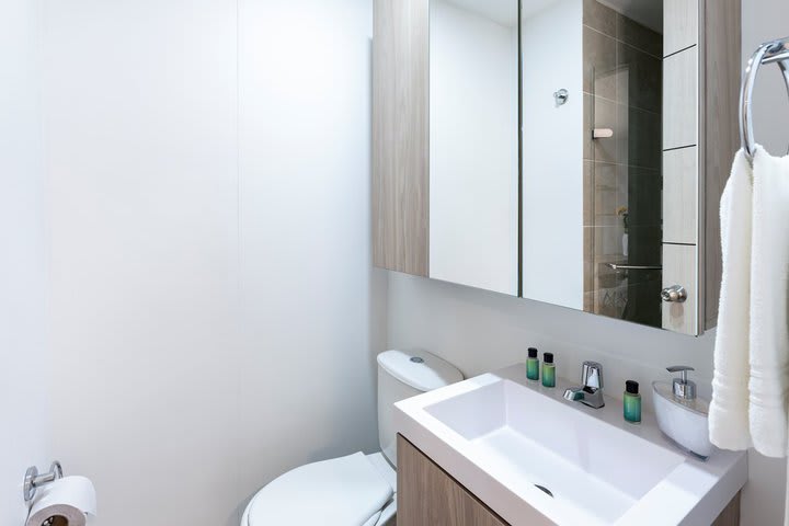 Baño privado de un apartamento