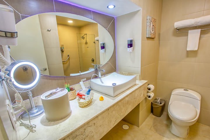 Private bathroom in a Select adults-only room