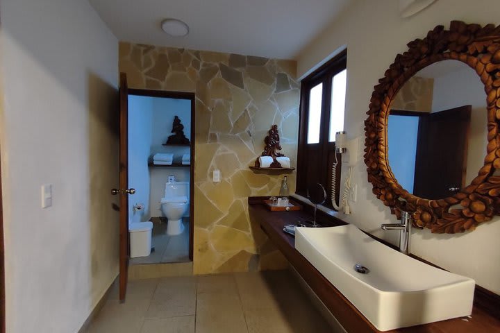 Bathroom in a family apartment