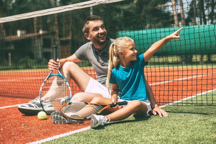 Hotel con 2 canchas de tenis