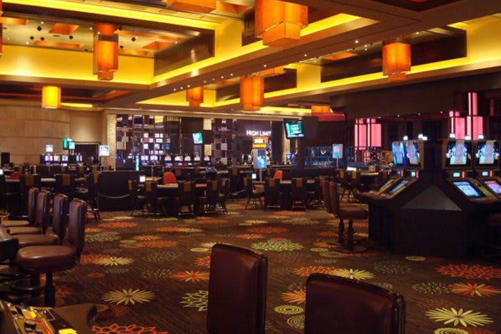 Slot machines at Aliante Station Casino in Las Vegas