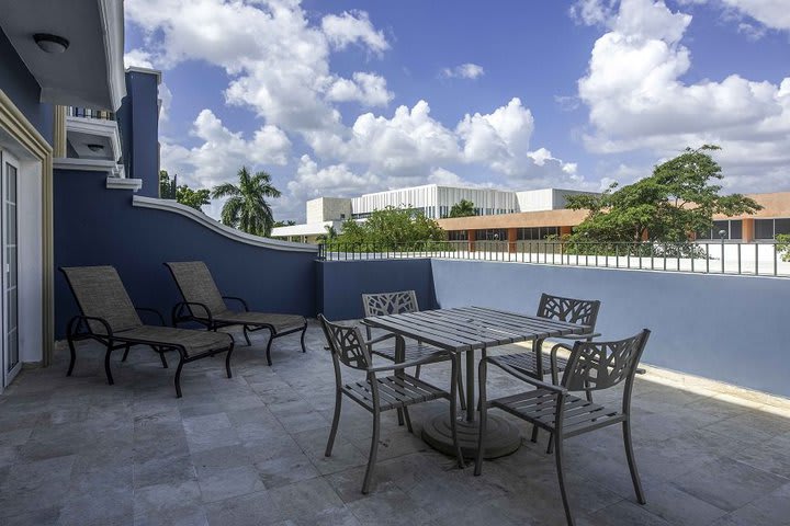 Terraza de una habitación