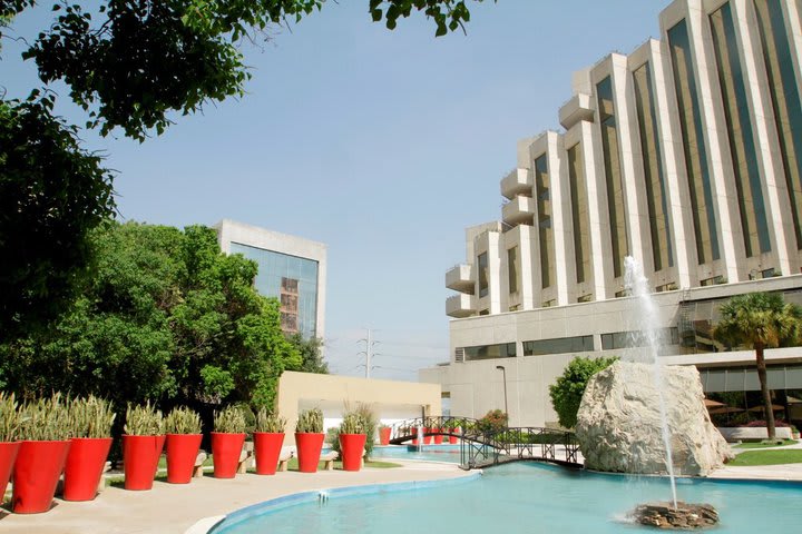 Gardens at the hotel