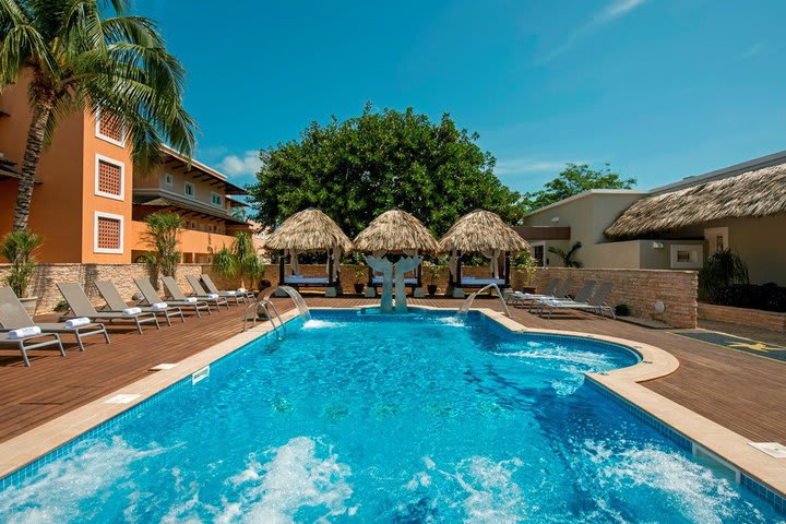 The pool in the Spa