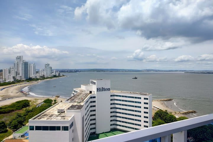 Vista desde el balcón de un apartamento