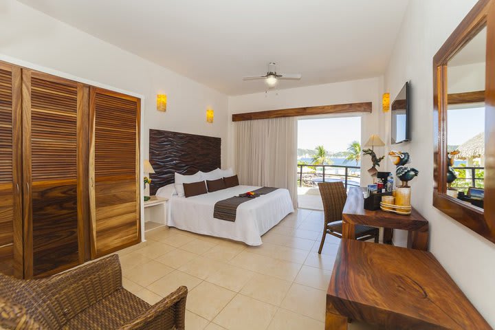 King guest room with ocean view