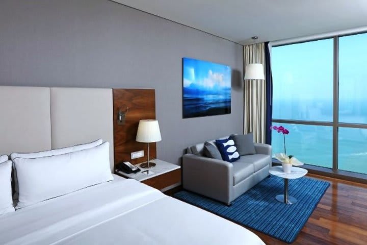 Accommodation with ocean view