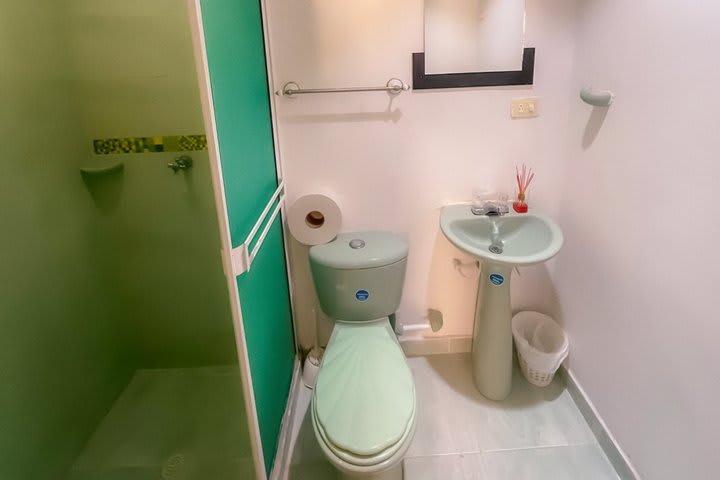 Vista de un baño privado