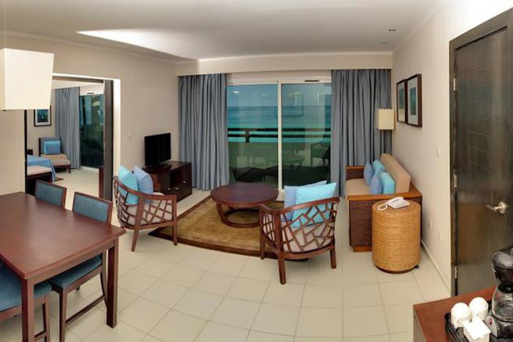 Suites offer one bedroom, a sofa bed, and a Jacuzzi